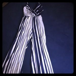 Striped jumpsuit